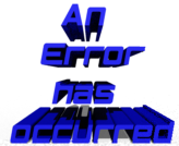 An error has occurred