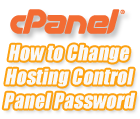 Change cPanel password