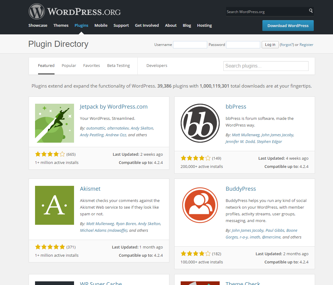 Installing Plugins onto WordPress